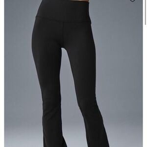 Black alo yoga High-Waisted Flare Leggings